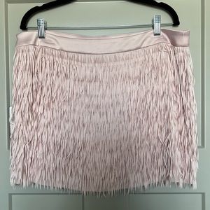 NWT fringe mini skirt